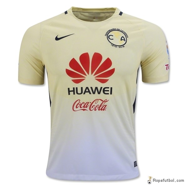 Camiseta Club América Replica Primera Ropa 2016/17 Amarillo